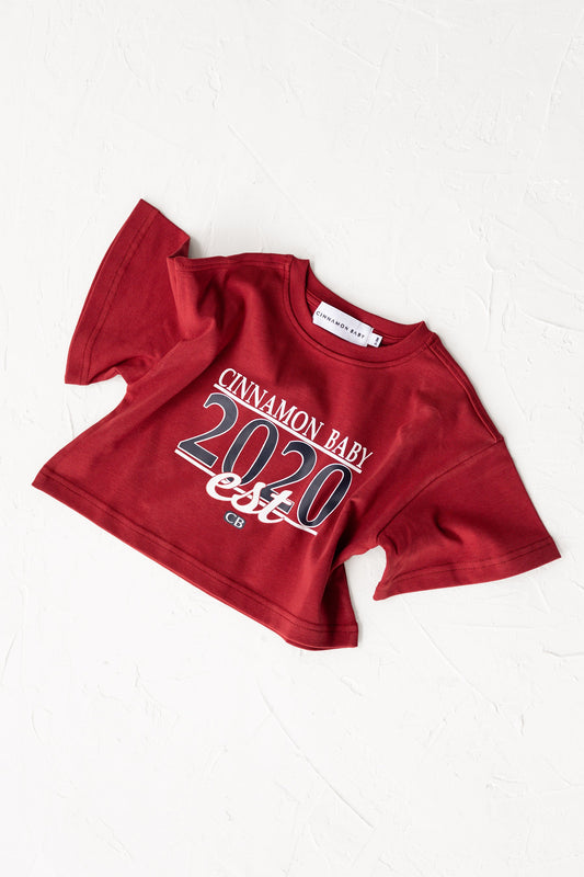 Established Tee - Burgundy
