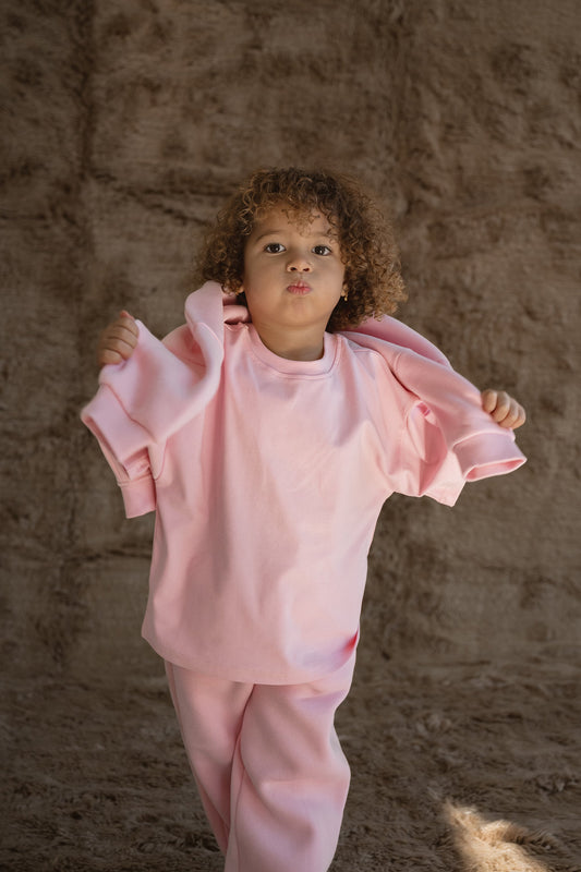 Basic Oversized Tee - Pink