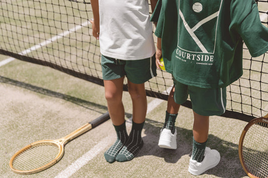 Courtside Socks - Olive