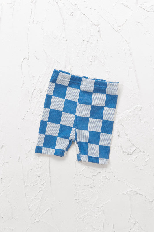 Ocean Check Bike Shorts