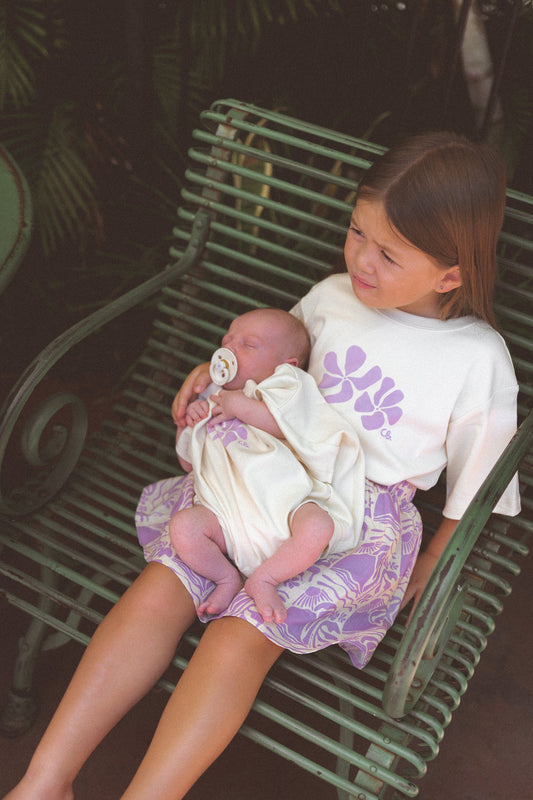 Linen Skirt - Lilac