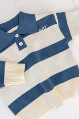 Striped Pullover - Blue