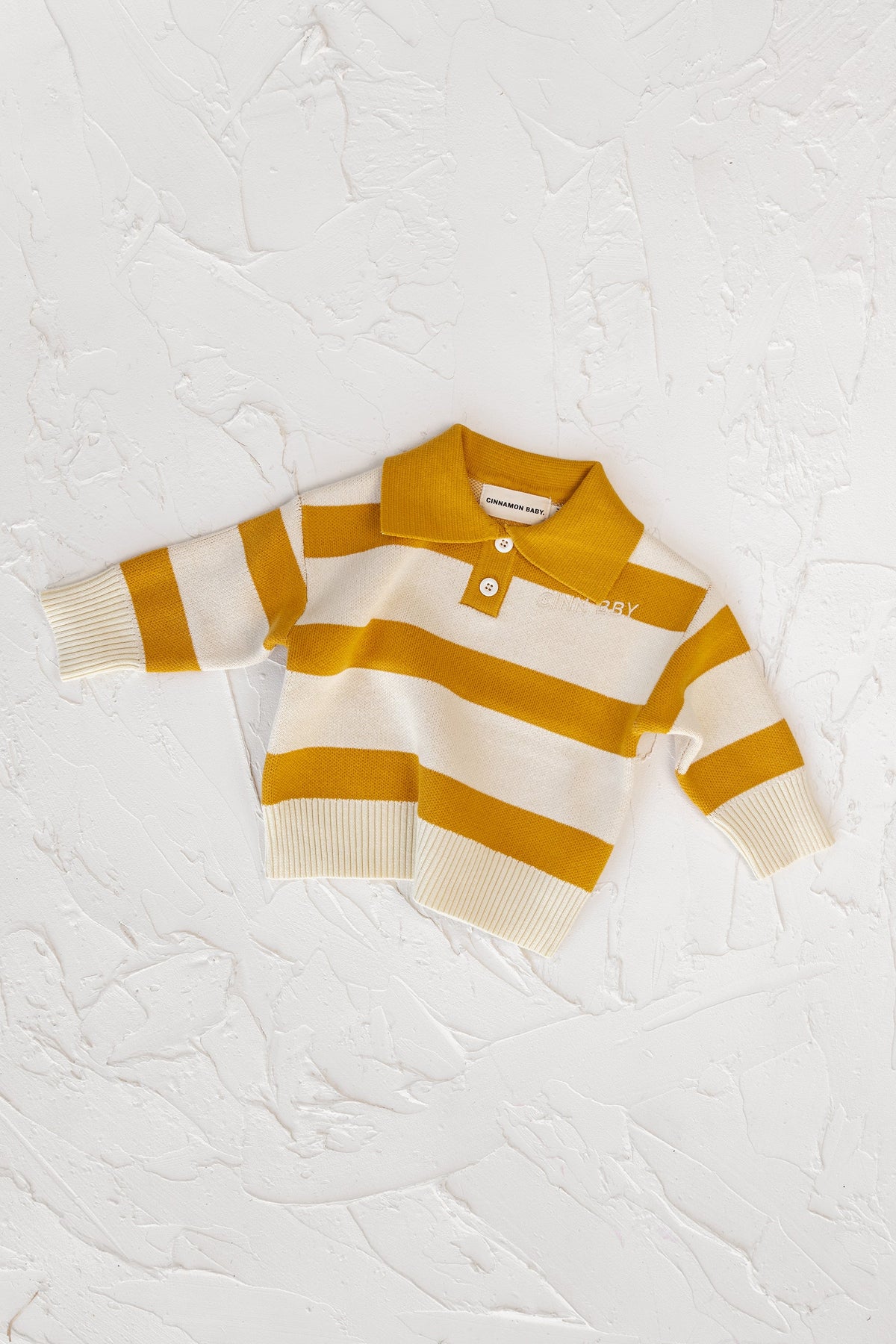 Striped Pullover - Mustard