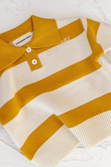 Striped Pullover - Mustard