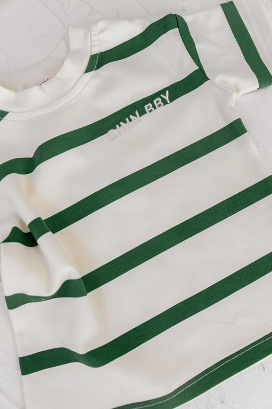 Striped Tee - Green