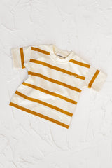 Striped Tee - Mustard
