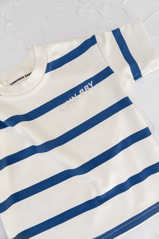 Striped Tee - Blue
