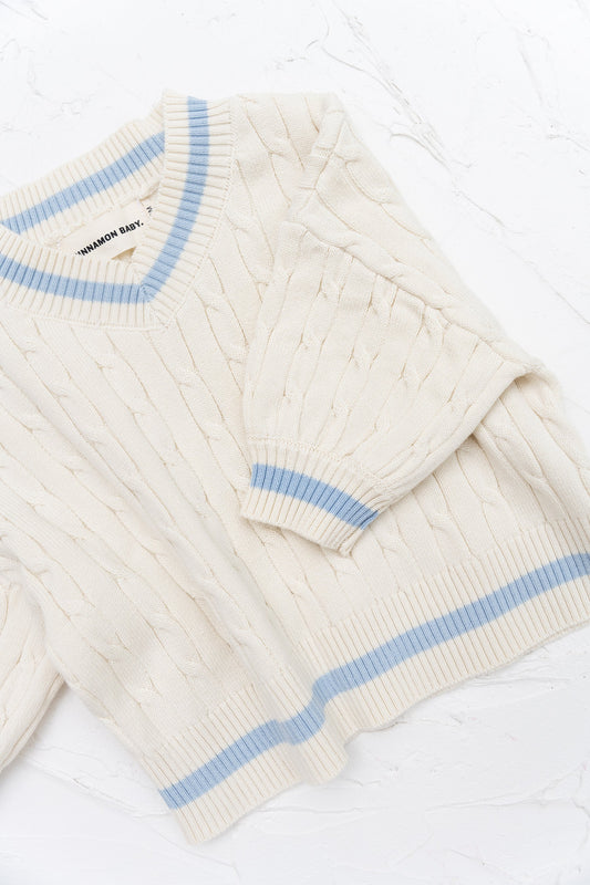 Prep Knit - Baby Blue