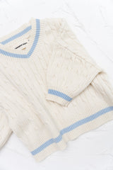 Prep Knit - Baby Blue