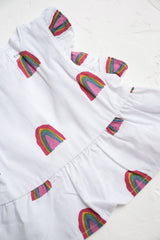 Rainbow Frill Top