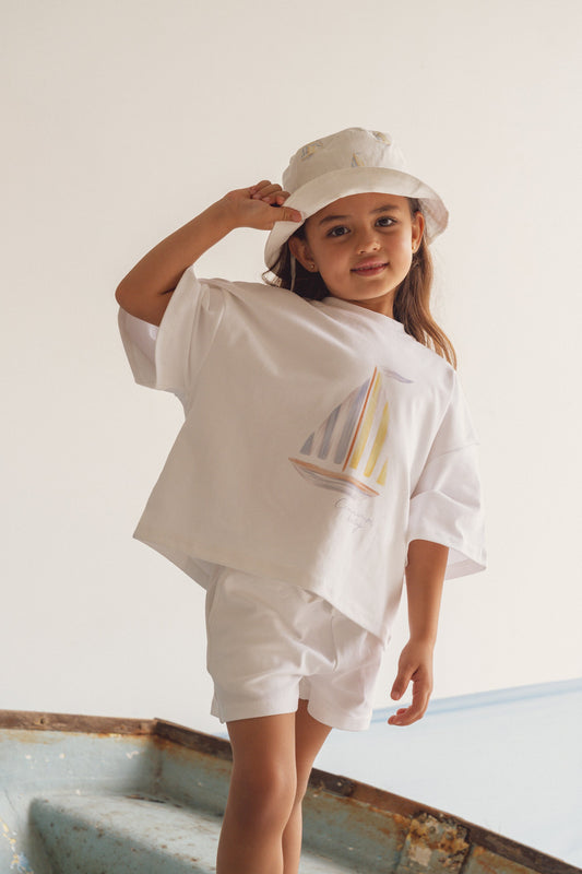 Bucket Hat - Sailboat