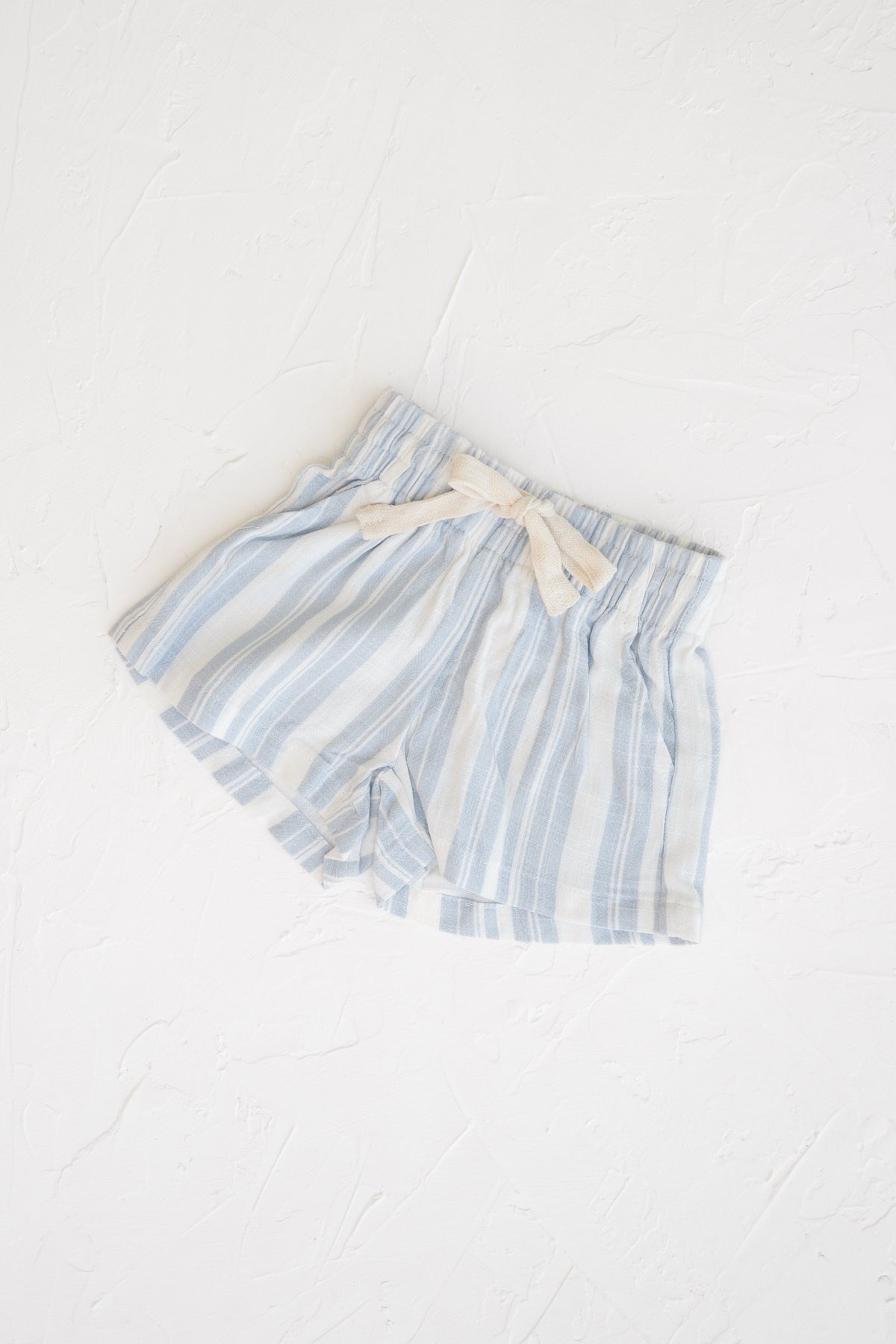Blue Summer Linen Shorts