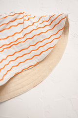 Reversible Bucket Hat -  Tangerine