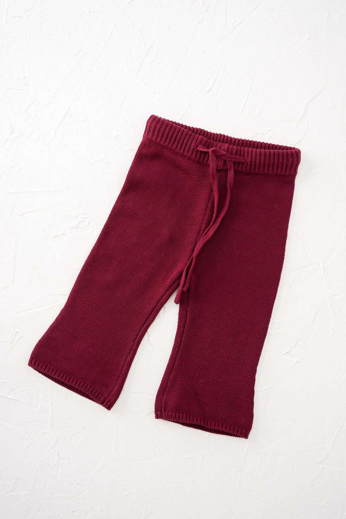 Pomegranate Knitted Flares
