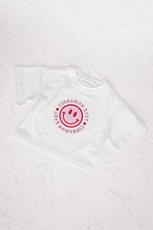 Smiley Tee - White