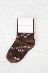 Chocolate CB Logo Socks