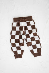 Knitted Pants  - Chocolate