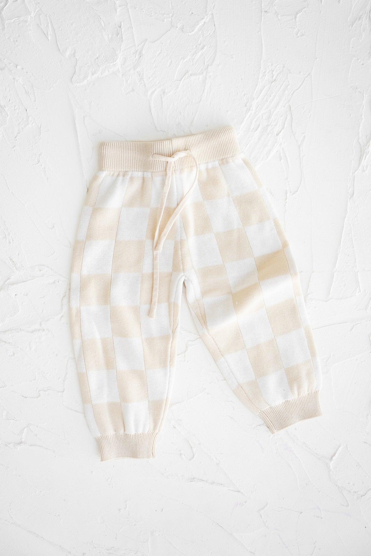 Knitted Pants  - Cream