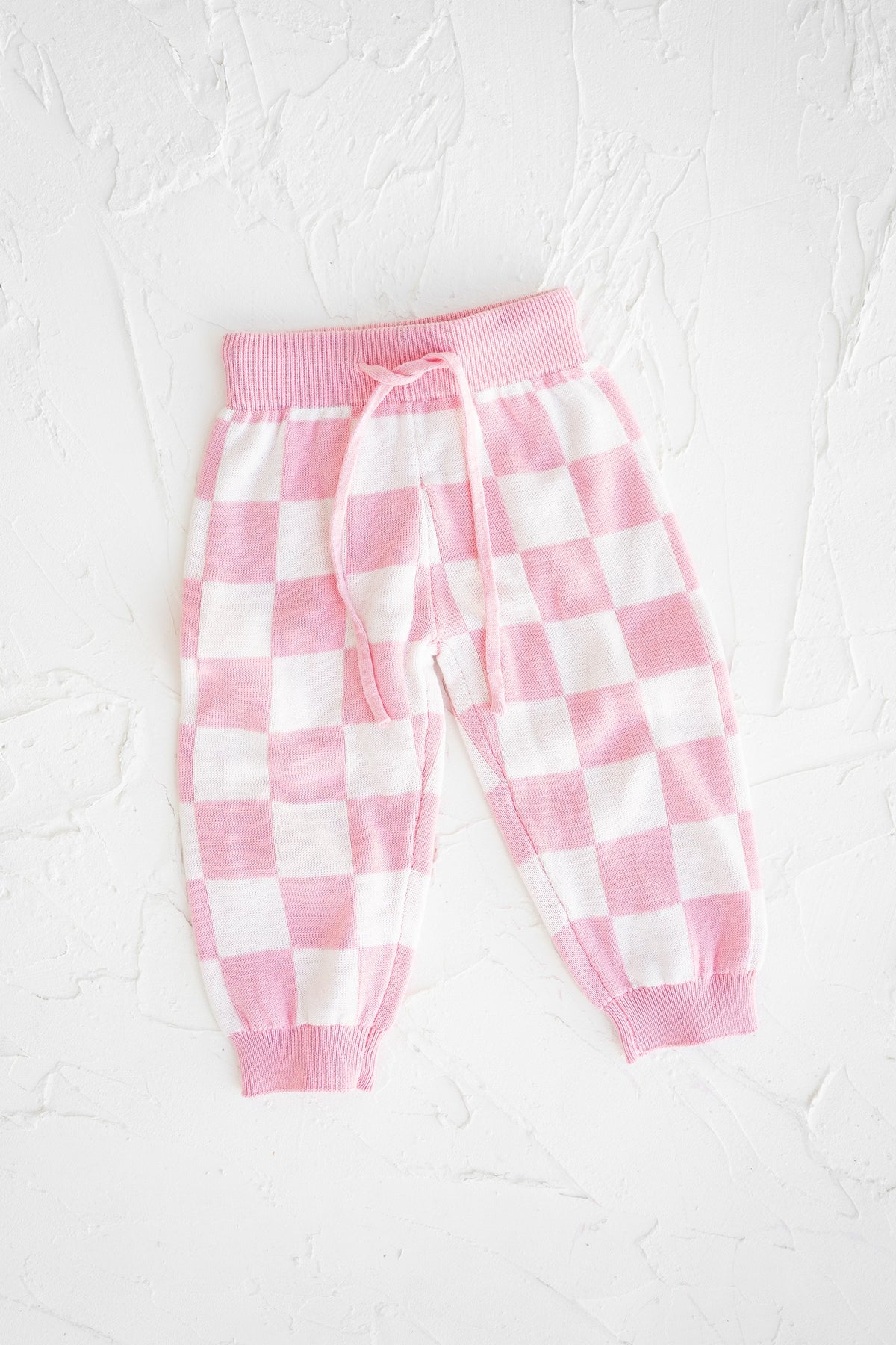 Knitted Pants - Baby Pink