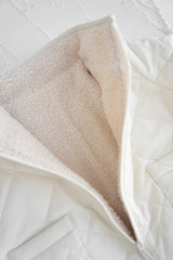 Beige Teddy Reversible Jacket