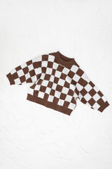 Knitted Jumper - Chocolate