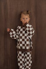 Knitted Jumper - Chocolate