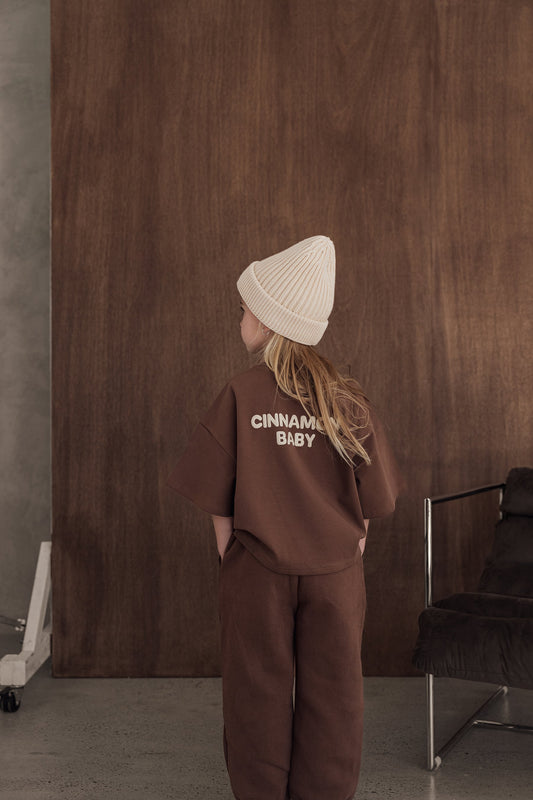 Chocolate Puff Oversized Tee