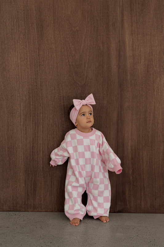 Pink Stretch Bow