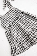 Black Gingham Dress