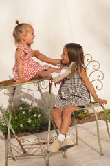 Black Gingham Dress
