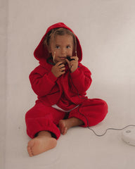 Primary Zip Hoodie - Red