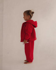 Primary Zip Hoodie - Red