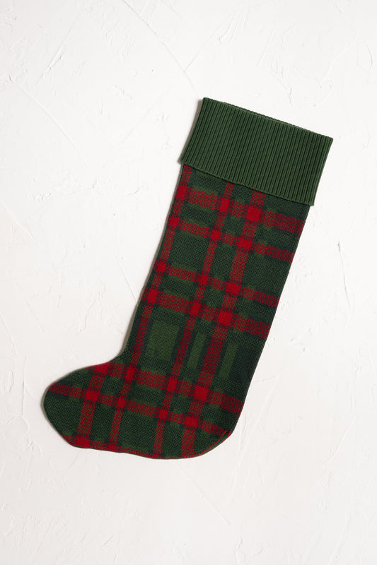 Christmas Stocking - Plaid
