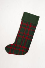 Christmas Stocking - Plaid