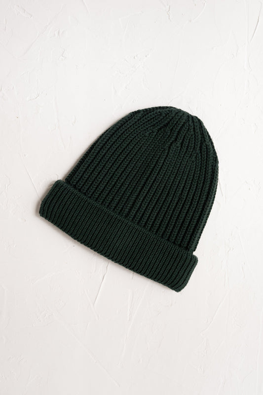 Knit Beanie - Green