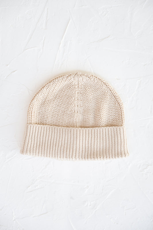 Fisherman Beanie - Stone