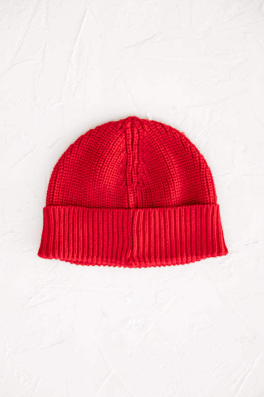 Fisherman Beanie - Red