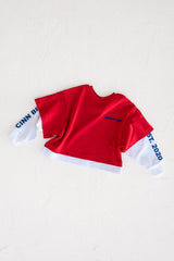 Layered CB Tee - Red