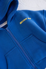 Primary Zip Hoodie - Blue