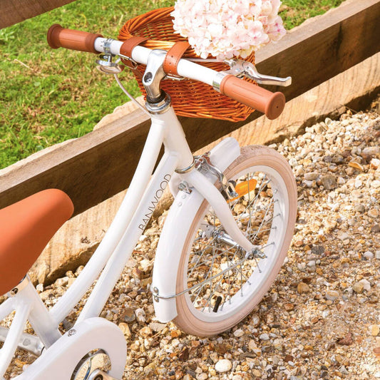 BANWOOD 16" CLASSIC BICYCLE VINTAGE - WHITE