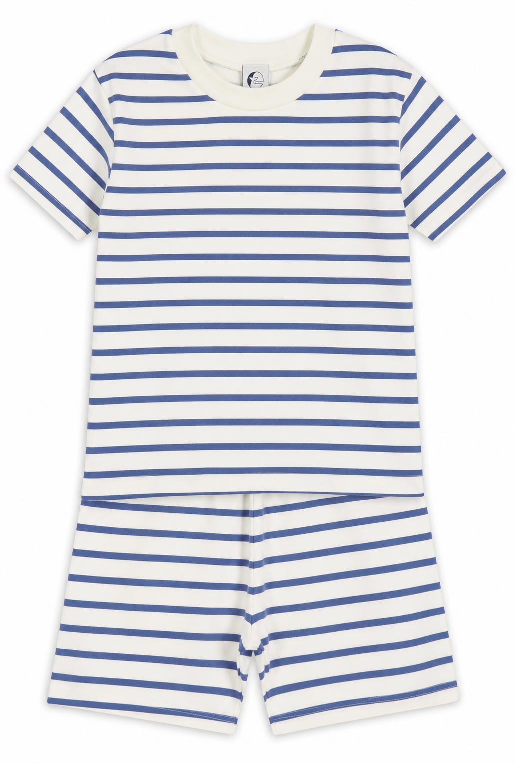 KIDS SHORTIE PYJAMA SET | NAVY BRETON