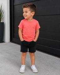 BASIC TEE - CORAL