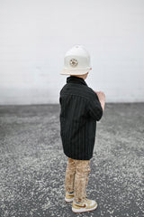 COASTAL BUTTON UP - BLACK