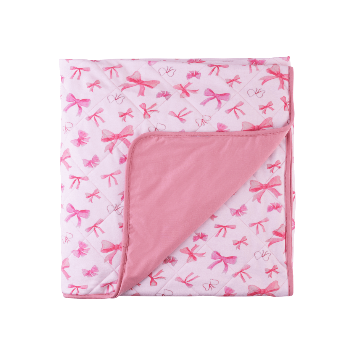 Dream Toddler Blanket - Pink Bows