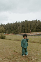 Micky Set in Thin Green Stripe