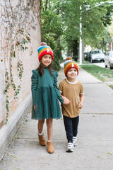 Letter Pom Pom Hat