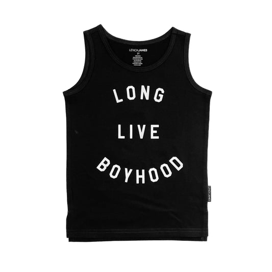 LONG LIVE BOYHOOD TANK - BLACK
