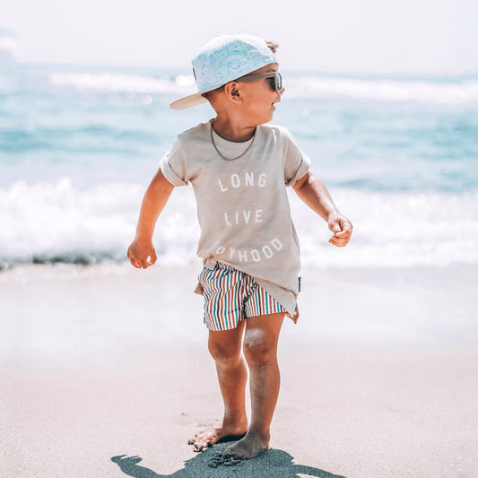 LONG LIVE BOYHOOD TEE - STONE