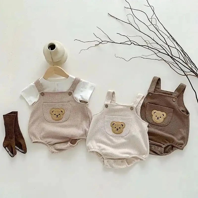 Wow Summer Bear Dungarees