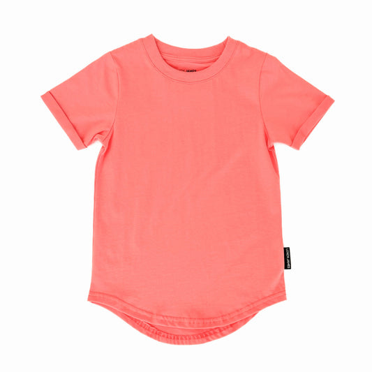BASIC TEE - CORAL